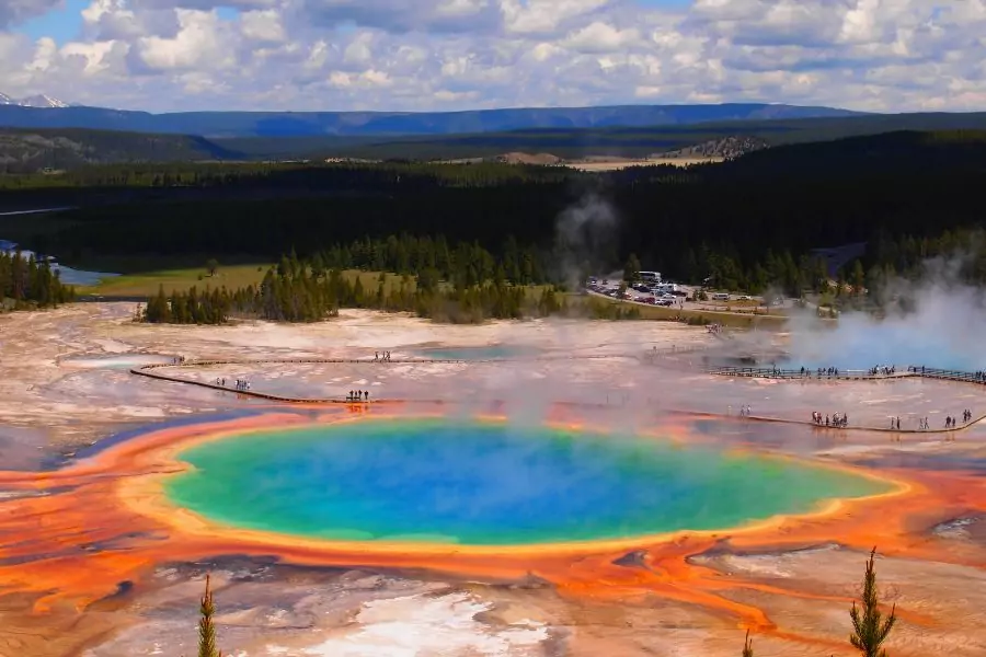 Grand Prismatic Spring - American Places to Visit