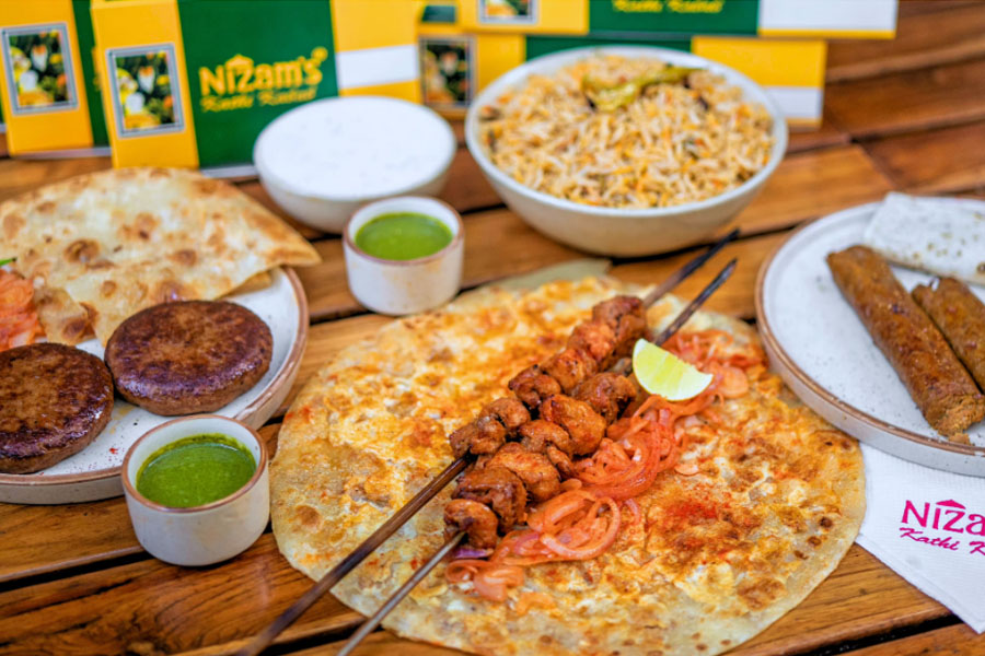 Nizam's Kathi kabab- Street Food in Kolkata