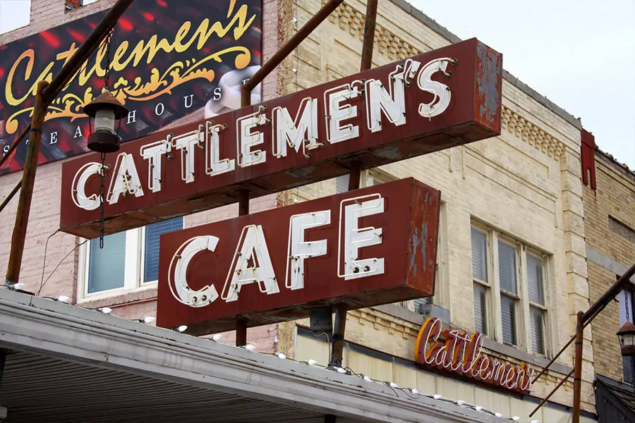Cattlemen’s Cafe in Stockyards City