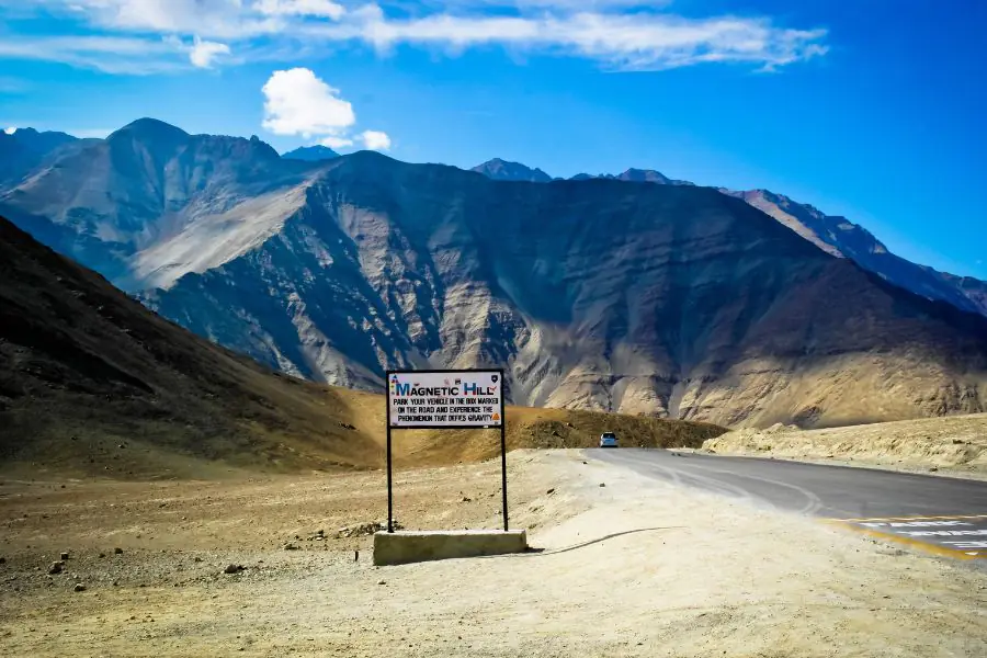 Magnetic Hill - Places to Visit in Ladakh